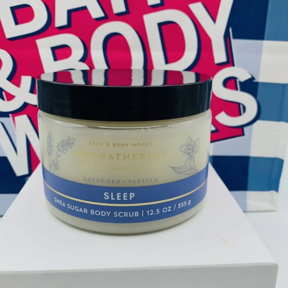 New Bath Body Works Sleep LAVENDER VANILLA scrub
